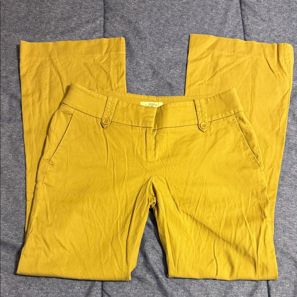 LOFT Khaki Marisa Pant
